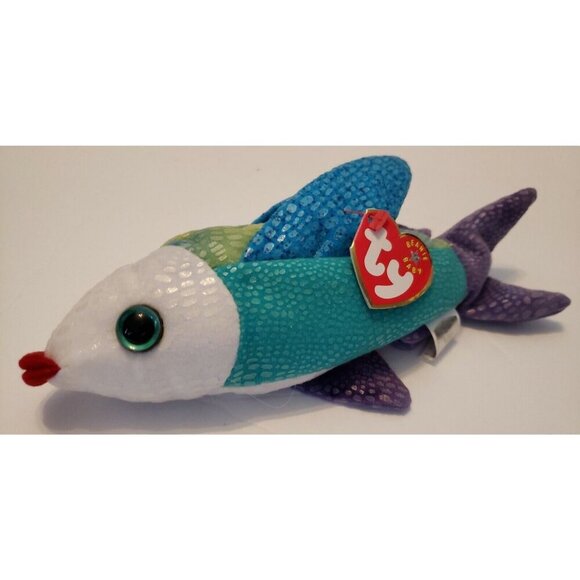 TY Beanie Baby - PROPELLER the Fish (8.5 inch) Stuffed Animal Toy - Picture 1 of 7
